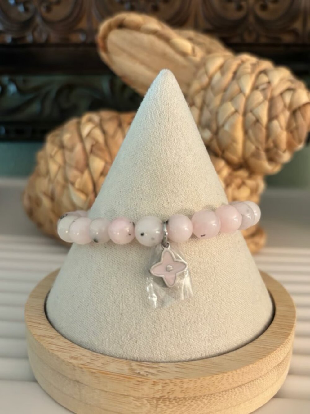 Park Lane Rose Quartz Bracelet with Charm